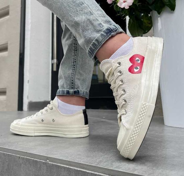 Converse CDG Low Beige 06522-Білий-36 фото