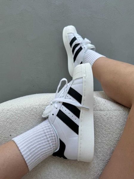 Adidas Superstar XLG White Platform 16565-Білий-36 фото