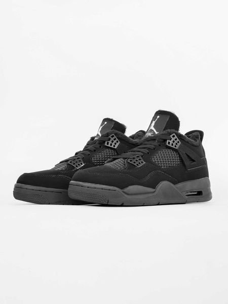 Jordan 4 Black Cat Winter(зимові) 09381-Чорний-36 фото