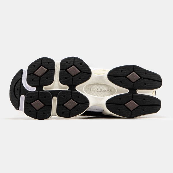 New Balance 9060 Black White Brown 10842-Коричневий-36 фото