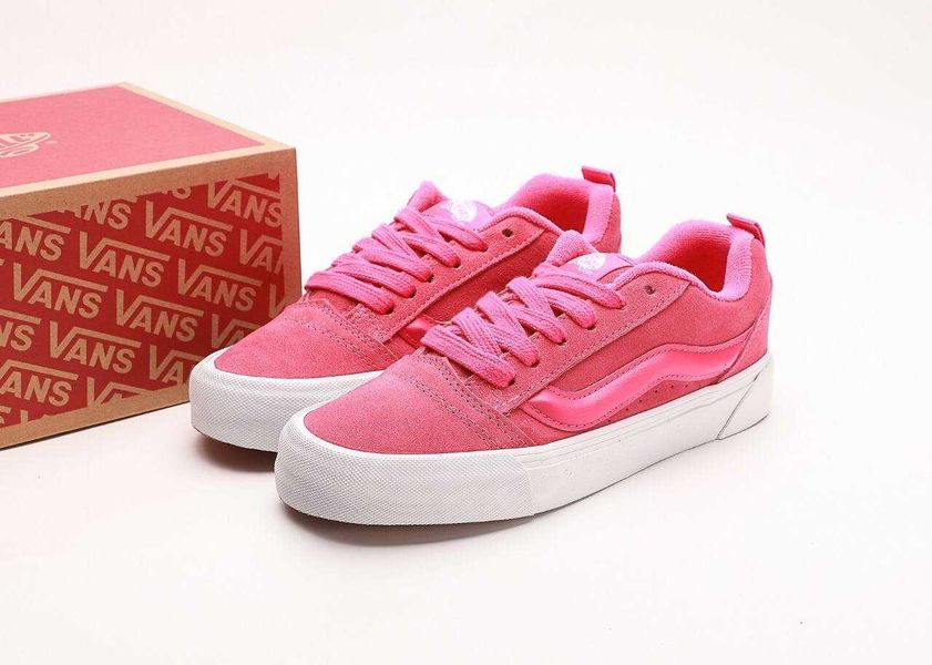 Vans KNU Skool Pink White Platform 13232-Рожевий-36 фото