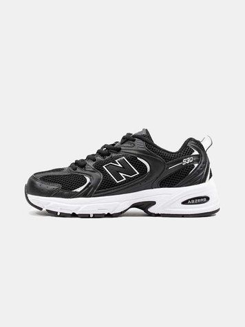 New Balance 530 White/Black 04751-Чорний-36 фото