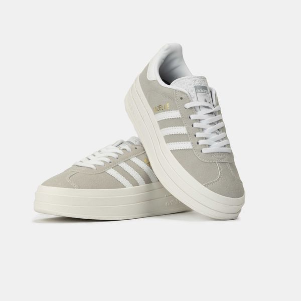 Adidas Gazelle Bold Platform Grey White 11942-Сірий-37 фото