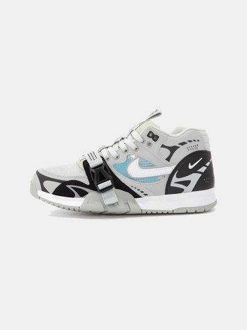 Nike Air Trainer 1 Utility Beige Black White Hologram 09376-Сірий-42 фото