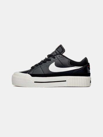 Nike Court Legacy Lift Black White 12053-Чорний-36 фото