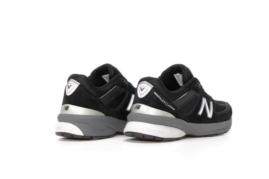 NB New Balance 990 V5 Black Grey 06099-Чорний-36 фото