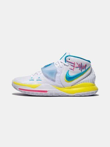 Nike Kyrie 6 White Blue Yellow 10622-Білий-43 фото