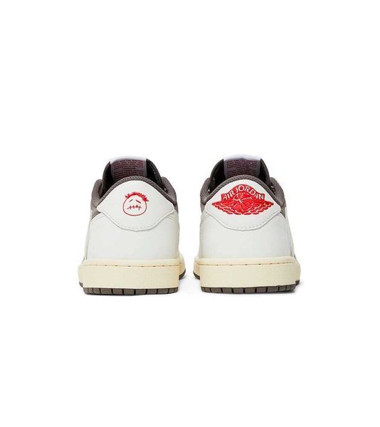 Jordan 1 Retro Low x Travis Scott Low OG &ldquo;Reverse Mocha&rdquo; 09257-Бежевий-36 фото