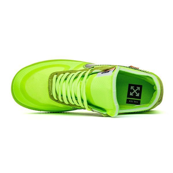 Nike Air Force x Off White 1 Volt Low Green 00846-Салатовий-36 фото