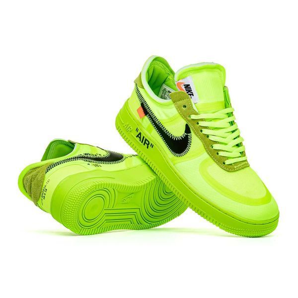 Nike Air Force x Off White 1 Volt Low Green 00846-Салатовий-36 фото