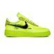 Nike Air Force x Off White 1 Volt Low Green 00846-Салатовий-36 фото 2