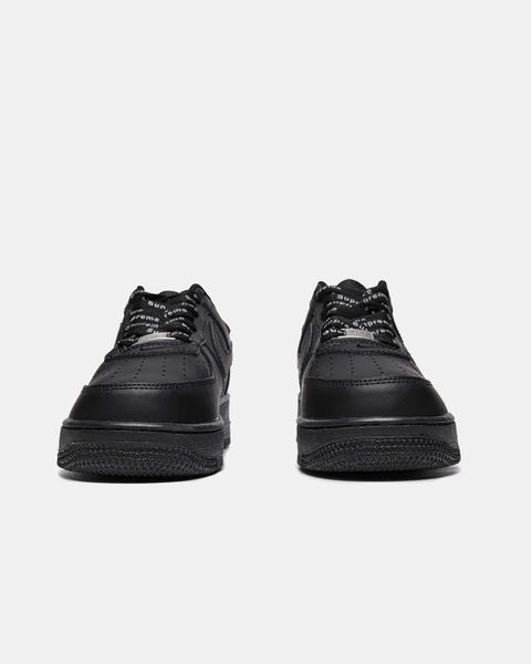Nike Air Force 1 x Supreme Black Red 04725-Чорний-36 фото