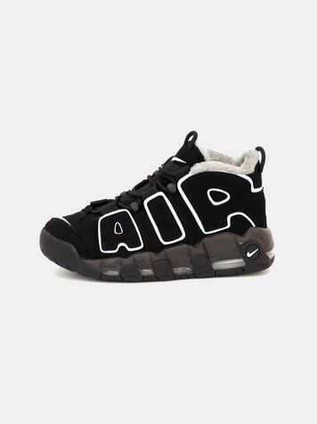Nike Air More Uptempo Black Winter(зимові) 04810-Чорний-44 фото