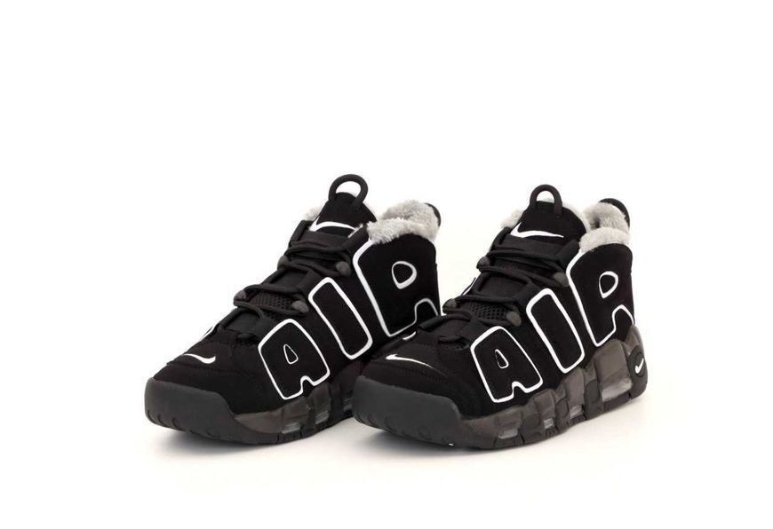 Nike Air More Uptempo Black Winter(зимові) 04810-Чорний-44 фото
