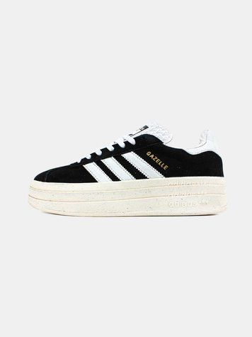 Adidas Gazelle Bold Platform Black White 11515-Чорний-36 фото