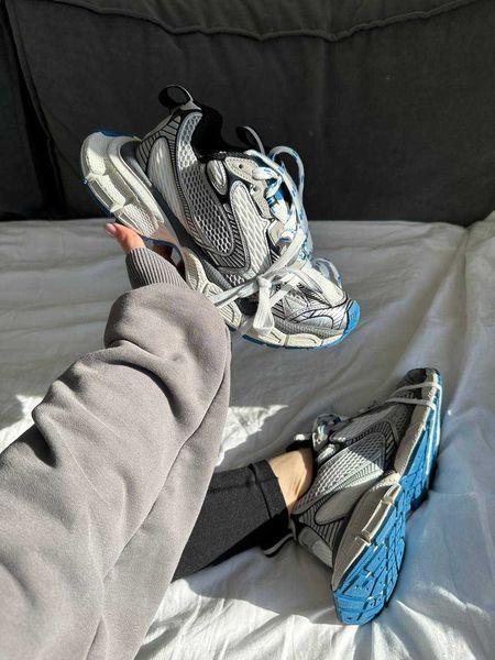 Balenciaga 3XL Silver White Blue 16569-Синій-36 фото