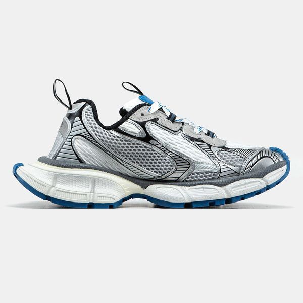 Balenciaga 3XL Silver White Blue 16569-Синій-36 фото
