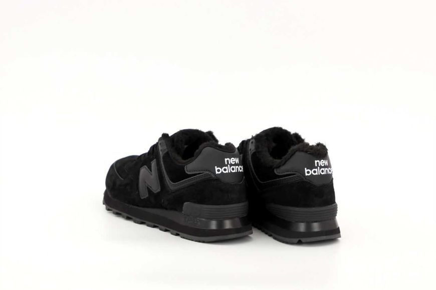 New Balance 574 Black Winter (зимові) 03714-Чорний-36 фото
