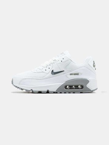 Nike Air Max 90 White Grey 17728-Білий-44 фото