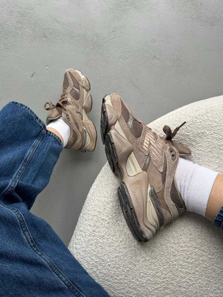 New Balance 9060 Beige Brown 14704-Коричневий-36 фото
