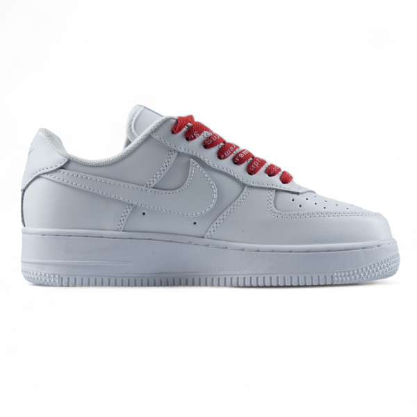 Nike Air Force 1 x Supreme White Red 04658-Білий-36 фото