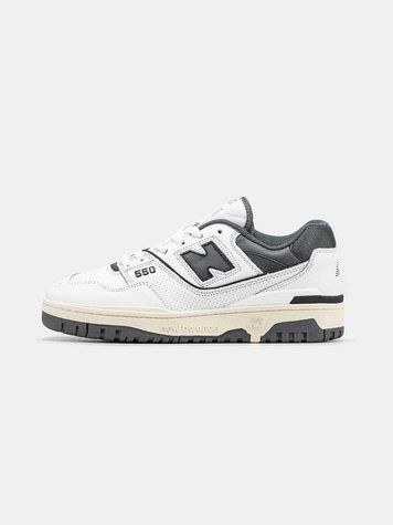 NB New Balance 550 White Grey 10806-Темно-сірий-44 фото
