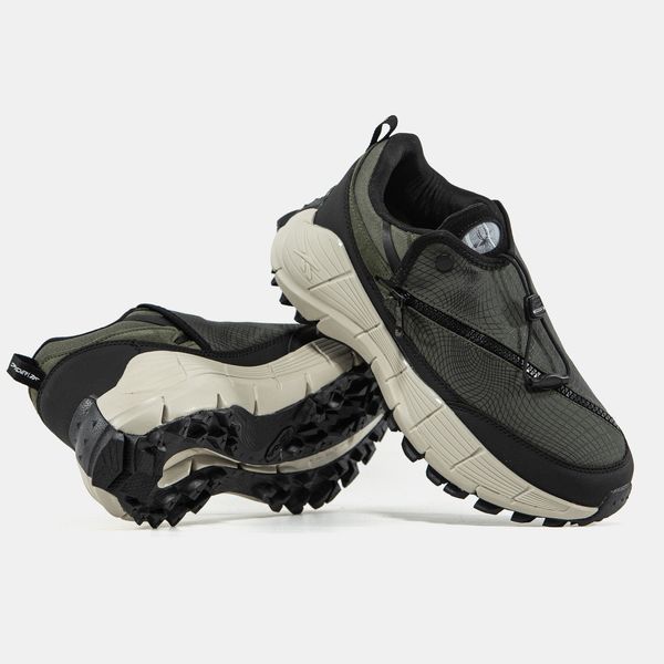 Кросівки Reebok Zig Kinetica 2.5 Edge x Spyder Khaki Black Beige 21799-Хакі-36 фото