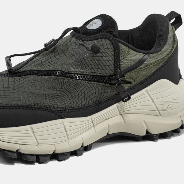 Кросівки Reebok Zig Kinetica 2.5 Edge x Spyder Khaki Black Beige 21799-Хакі-36 фото