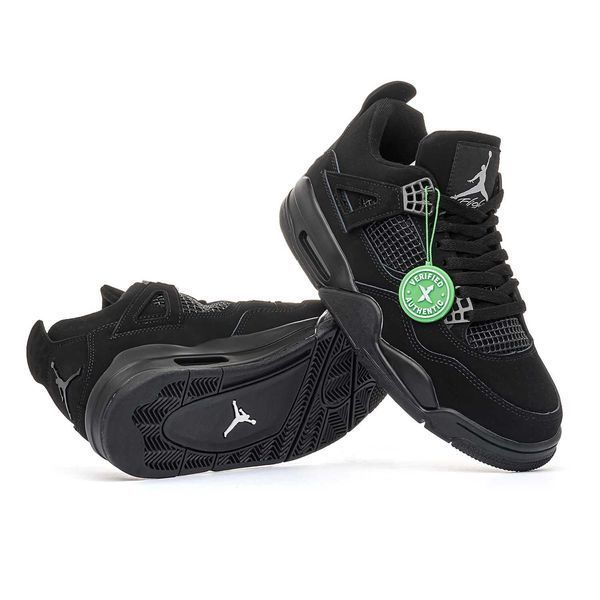 Jordan Retro 4 Black Kat 04716-Чорний-36 фото