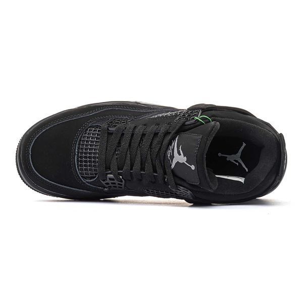 Jordan Retro 4 Black Kat 04716-Чорний-36 фото
