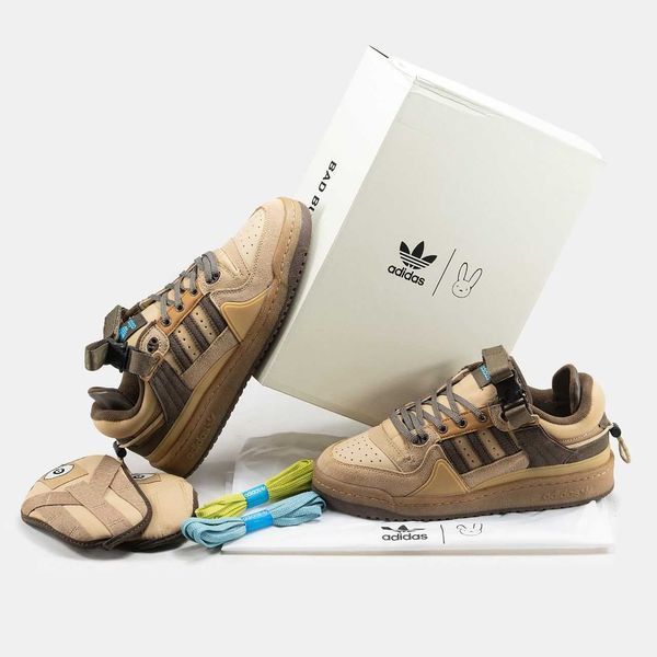 Adidas Forum Low x Bad Bunny 07748-Коричневий-36 фото