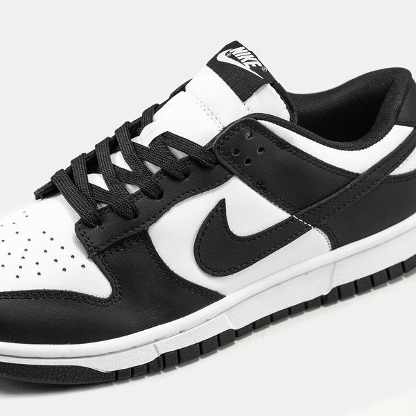 Nike SB Dunk Low White Black 06183-Чорний-36 фото