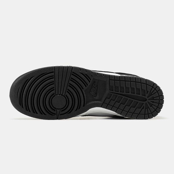 Nike SB Dunk Low White Black 06183-Чорний-36 фото