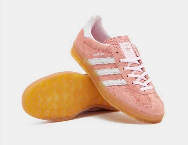 Adidas Gazelle Indoor W Pink White 17034-Помаранчевий-36 фото