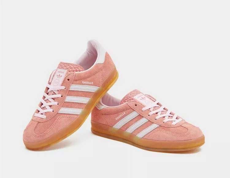 Adidas Gazelle Indoor W Pink White 17034-Помаранчевий-36 фото