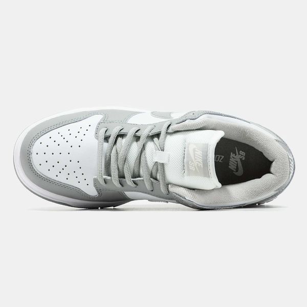 Nike SB Dunk Low White Grey 11155-Сірий-36 фото