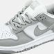 Nike SB Dunk Low White Grey 11155-Сірий-36 фото 4