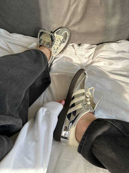Adidas Samba х Wales & Bones Silver 14851-Сріблястий-36 фото