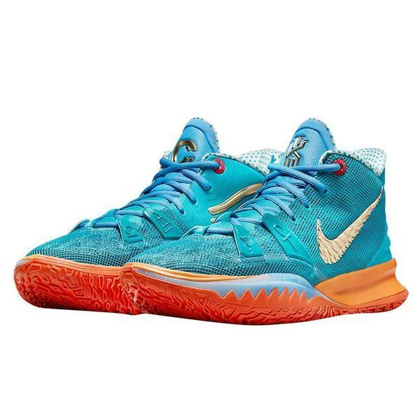 Nike Kyrie 7 Blue Orange Gold 16398-Блакитний-36 фото