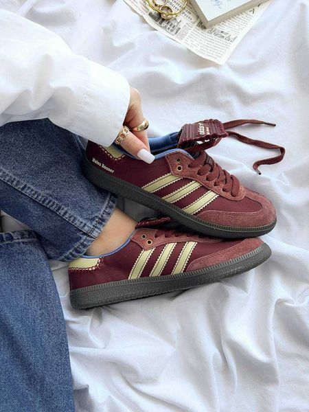 Adidas Samba Nylon Wales Bonner Brown 15792-Бордовий-36 фото