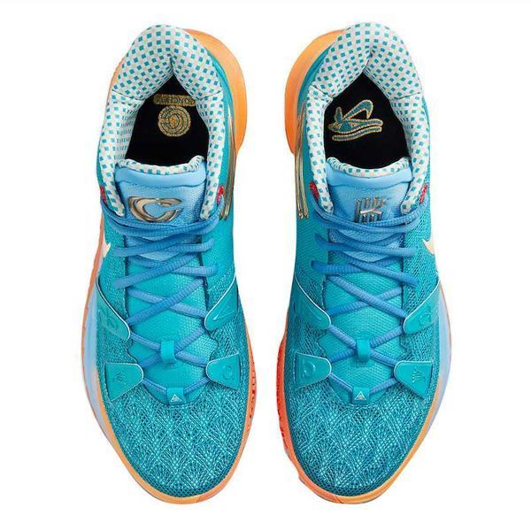 Nike Kyrie 7 Blue Orange Gold 16398-Блакитний-42 фото