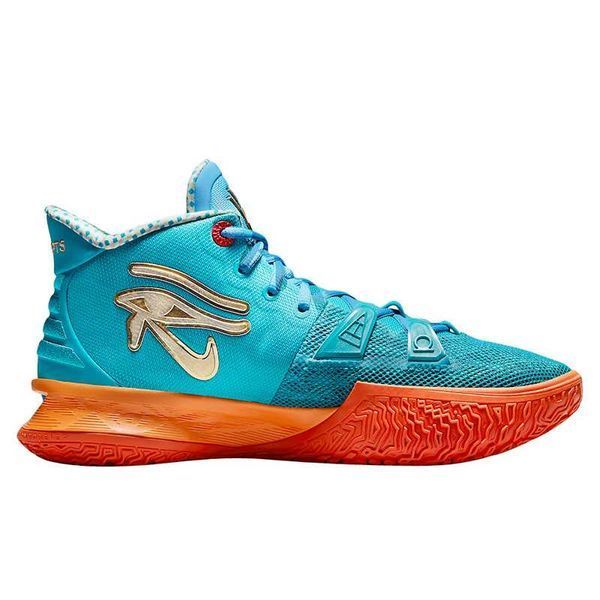 Nike Kyrie 7 Blue Orange Gold 16398-Блакитний-42 фото