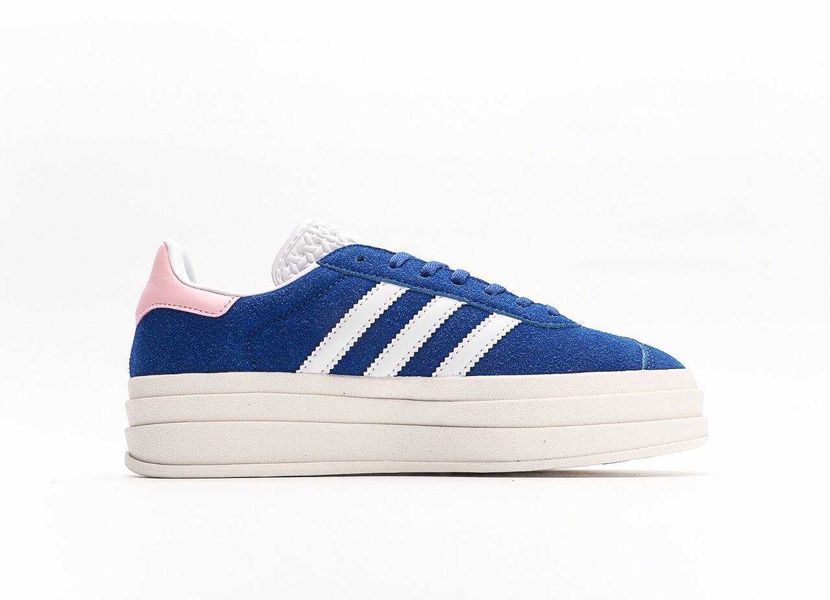 Adidas Gazelle Bold Platform BLue White Pink 12187-Синій-36 фото