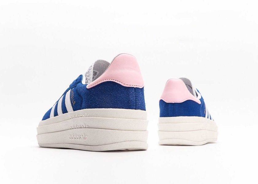 Adidas Gazelle Bold Platform BLue White Pink 12187-Синій-36 фото