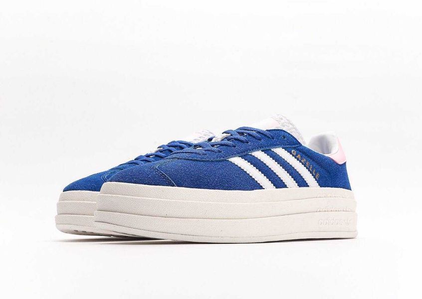 Adidas Gazelle Bold Platform BLue White Pink 12187-Синій-36 фото