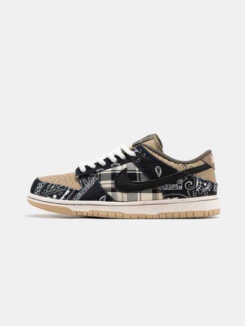 Nike SB Dunk Low x Travis Scott Cactus Jack 04726-Бежевий-36 фото