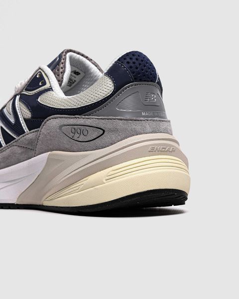 New Balance 990 V6 Grey/Navy 13270-Сірий-36 фото